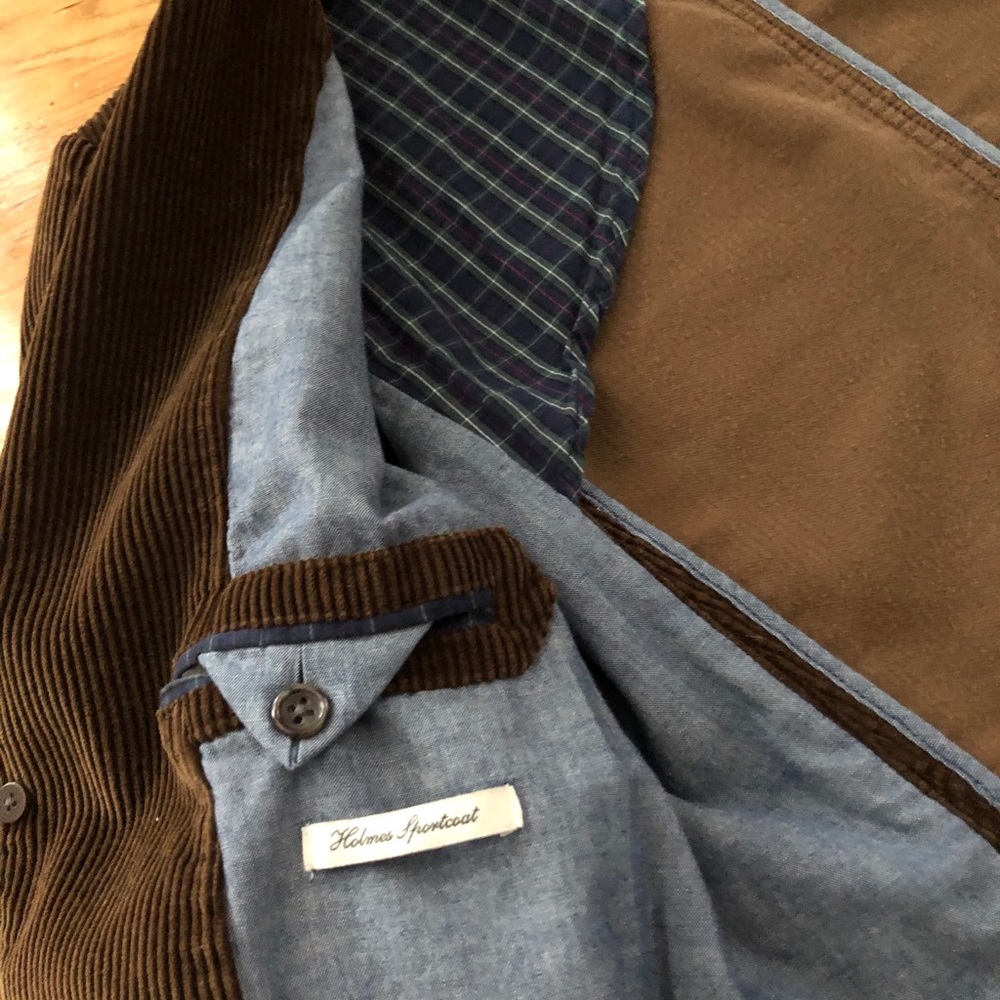 SOLD Vintage Wide Tooth Corduroy J Crew Blazer - Picture 9 of 13